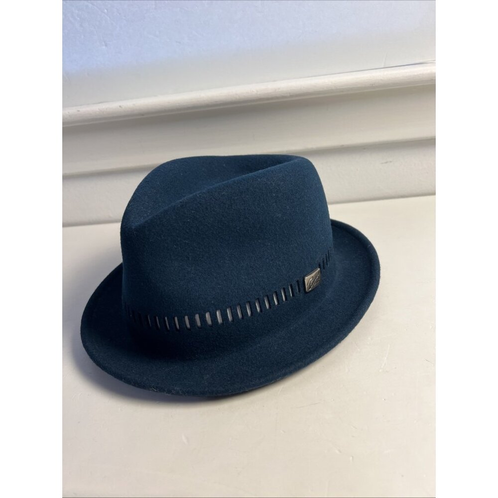 Bailey of‎ Hollywood 100% Laine Wool Hats Sz Medium Dark Green Made In USA